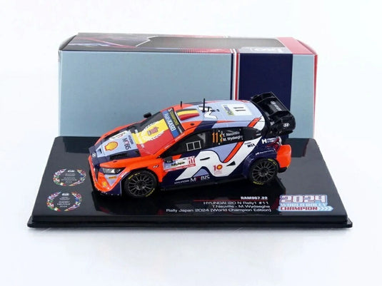 HYUNDAI i20 N Rally1 Rallye Japanese 2024 ヒョンデ ラリージャパン / IXO 1/43 ミニカー