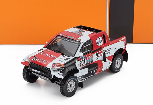 【予約】 Toyotaトヨタ Hilux GR DKR EVO T1+ Team Gazoo Racing No.207 Rally Dakar 2022 Giniel de Villie / IXO 1/43 ミニカー