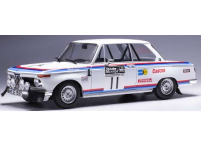 1973 BMW 2002 #11 A.ヴァルムボルド/J.トッド RACラリーミニカー/ IXO1/18