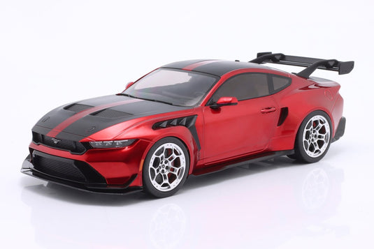 Fordフォード Mustangマスタング GTD 2025 レッド ブラック / IXO 1/18 ミニカー