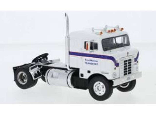 ケンワース ブルノーズ Ross Mackie Transport ブルー/ホワイト / IXO 1/43 ミニカー