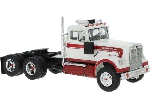 White Western Star 4864 ホワイト レッド トラック / IXO 1/43 建設機械模型 工事車両