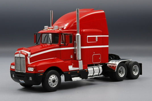 Kenworth T600 トラクタートラック 1984 レッド ホワイト/ IXO 1/43 ミニカー