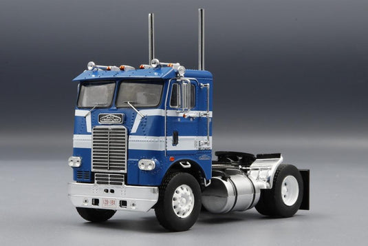 Freightliner COE トラクタートラック 1976 ブルー ホワイト/ IXO 1/43 ミニカー