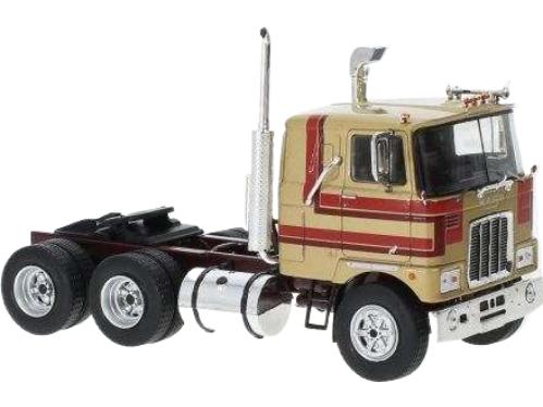Mack Fシリーズ 1977 ベージュ レッド IXOTR168.22 トラクタ / IXO 1/43 建設機械模型 工事車両