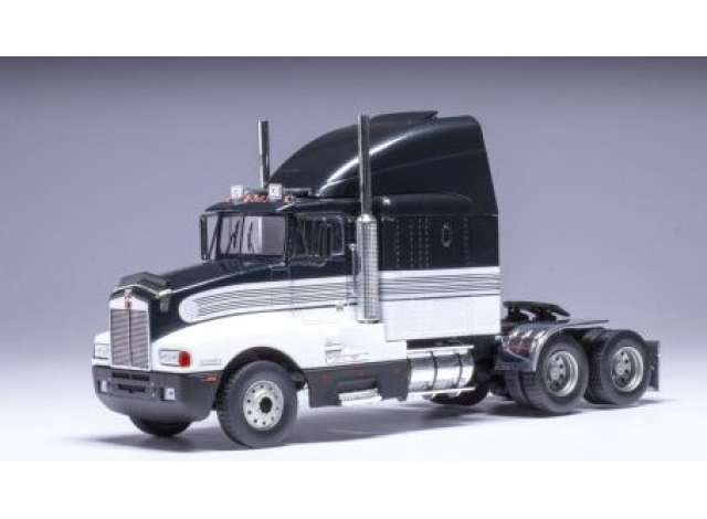 1986 ケンワース T600 A ブラック/ホワイト/ IXO  1/43 ミニカー