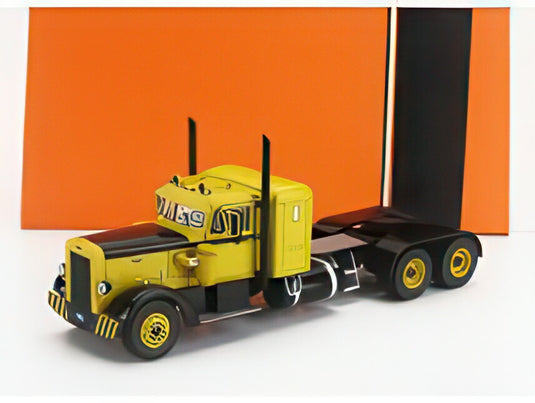 Peterbilt 350 1952 イエロー ブラック トラクタ / IXO 1/43 建設機械模型 工事車両