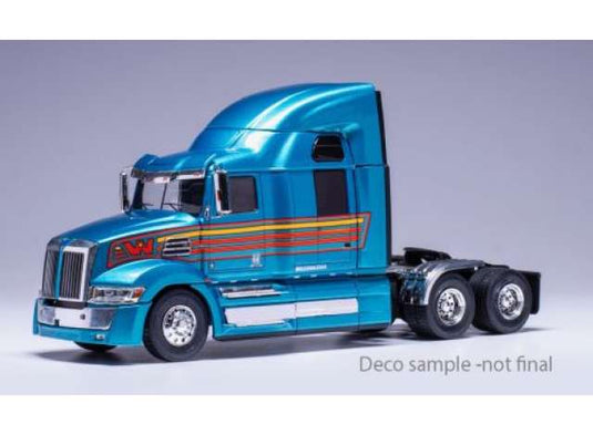 2016 ウェスタンスター 5700 EX ブルー トラクターヘッド ミニカー / IXO 1/43 ミニカー