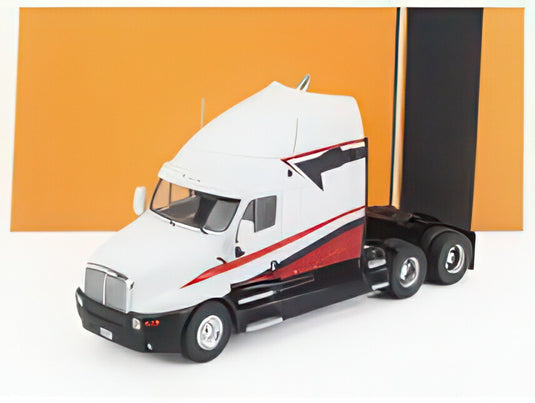KENWORTH T2000 トラクタートラック 3軸 1998 ホワイト レッド/ IXO 1/43 ミニカー
