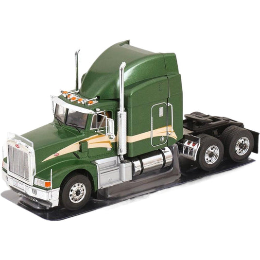 Peterbiltピータービルト 377 A/E towing vehicle牽引車 1998 greenmetallic cremeグリーンメタリッククリーム / IXO 1/43 ミニカー