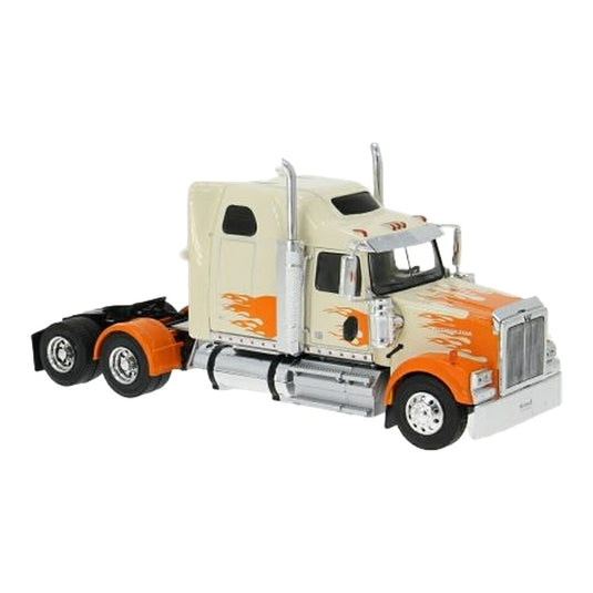 Western Star 4900 2000 ベージュ/オレンジ トラクター / IXO 1/43 ミニカー トラック模型