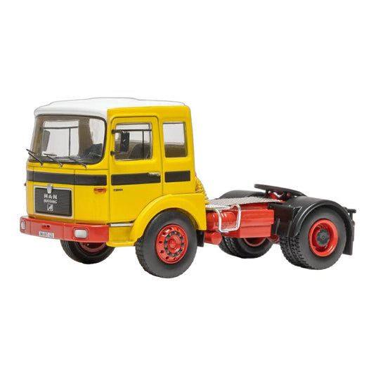 【予約】 MANマン F7 トラクターヘッド 1970 イエロー/レッド / IXO 1/43 ミニカー トラック模型