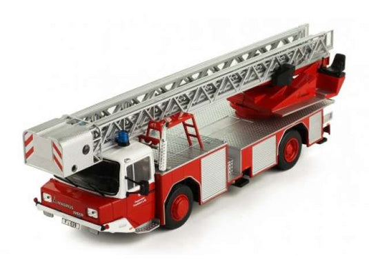 マギルス はしご車 DLK 2312 消防車 レッド 働く車 ミニカー / IXO 1/43 ミニカー