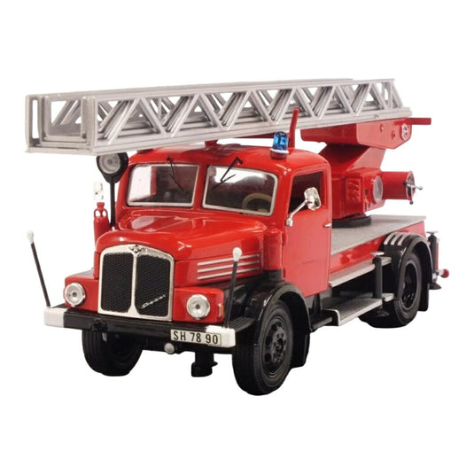 IFA S4000 BL ラダートラック 消防車 レッド / IXO MODELS 1/43 ミニカー