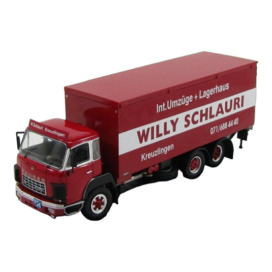 【予約】 Saurerサウラー D290 1978 Willy Schlauri レッド/ホワイト / IXO 1/43 ミニカー トラック模型