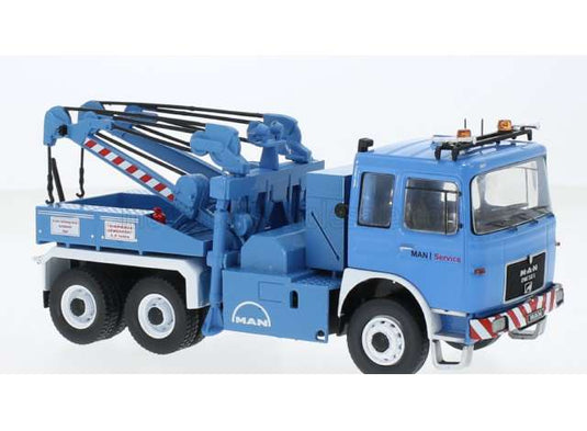 MANマン R 8 Truck Serviceトラックサービス ライトブルー ホワイト / Ixo 1/43 ミニカー
