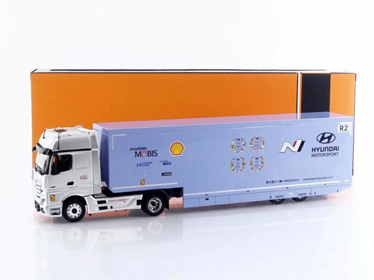 MERCEDES-BENZ Actros MP4 Hyundai Motorsport 2024 メルセデス ベンツ / IXO 1/43 ミニカー