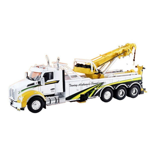 ケンワース T880 レッカー車 2018 ホワイト イエロー / IXO 1/43 ミニカー