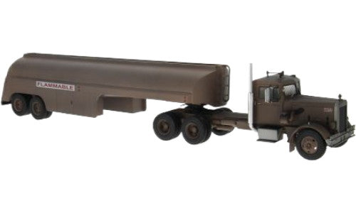 Peterbilt 281 タンカートレーラー 1955 rust トレーラー / IXO 1/43 建設機械模型 工事車両