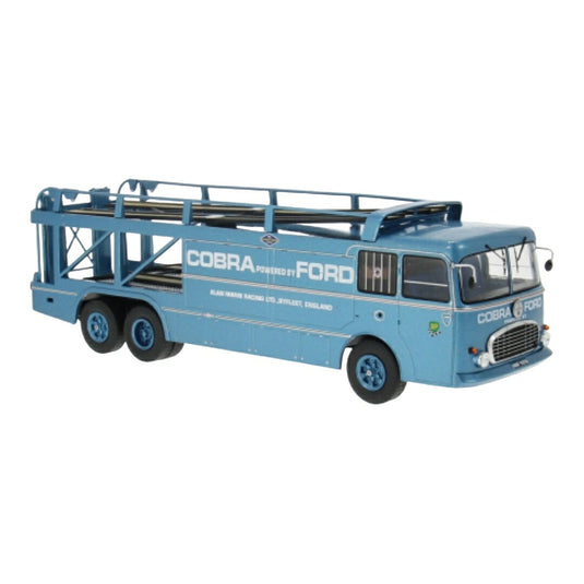 【予約】 Fiatフィアット Bartoletti 306/2 3軸トラック Alan Mann Racing Fordフォード Shelby Cobra トランスポーター / IXO 1/43 ミニカー トラック模型