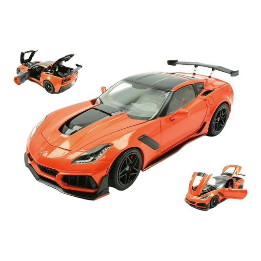 Chevroletシボレー Corvetteコルベット ZR1 2019 オレンジ / IXO 1/18 ミニカー