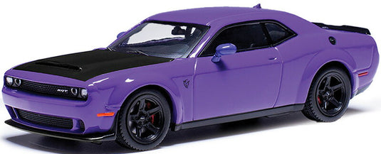 Dodgeダッジ チャレンジャー SRT デーモン 2018 パープル マッスルカー 模型 / IXO 1/43 ミニカー 模型