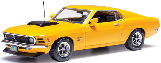 Ford Mustangフォード マスタング Boss 429 1970 イエロー スポーツカー 模型 / IXO 1/43 ミニカー 模型