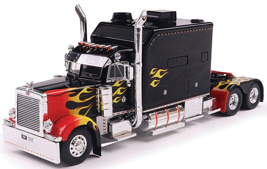 Peterbiltピータービルト 379 カスタム 2002 フレイムス トラック 働く車 模型 / IXO 1/43 ミニカー 模型