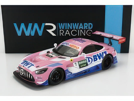 MERCEDES BENZ AMG GT3 TEAM WINWARD RACING N 1 DTM SEASON 2022 MAXIMILIAN GOTZ PINK WHITE LIGHT BLUE/IXO 1/18ミニカー