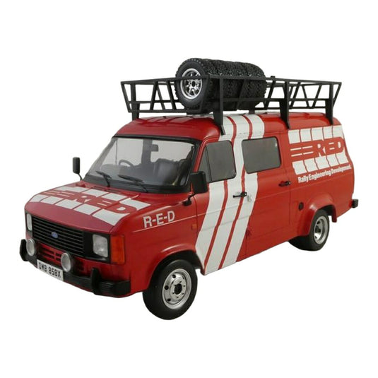 Fordフォード Transitトランジット MKII 1985 レッド / JADA 1/18 ミニカー