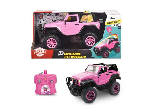 ジープ ラングラー RC ラジコン ピンク Jeep Wrangler ミニカー / JADA 1/12 ミニカー