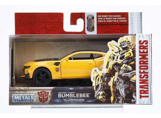 2016 シボレー カマロ トランスフォーマー5 バンブルビー ロボット彫刻付 ミニカー / JADA 1/32 ミニカー