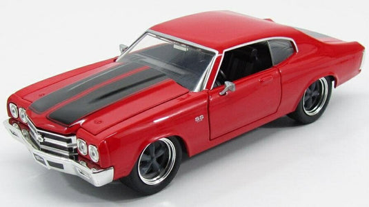 CHEVROLETシボレー ドム シェベル 454SS 1970 ワイルドスピード 4 2009 オリジナルパーツ レッドブラック TV SERIES - MOVIE / JADA 1/24 ミニカー