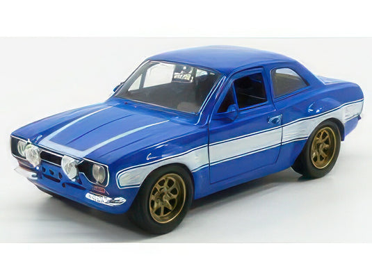 FORD ENGLAND BRIAN'S ESCORT RS2000 MKI 1974 BRIAN O'CONNER FAST & FURIOUS VI (2013) BLUETTE WHITE/JADA 1/24ミニカー