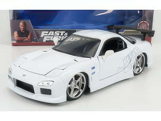 MAZDA RX7 COUPE 1993 FAST & FURIOUS WHITE/JADA 1/24ミニカー