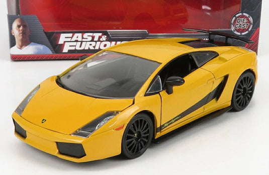 LAMBORGHINIランボルギーニ ガヤルド スーパーレジェーラ 2007 ワイルドスピード イエロー TV SERIES / JADA 1/24 ミニカー
