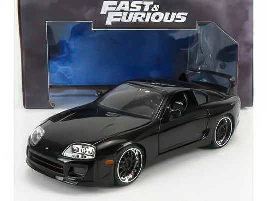 TOYOTA BRIAN'S PAUL WALKER BRIAN O'CONNER SUPRA 1995 FAST & FURIOUS BLACK/JADA 1/24ミニカー