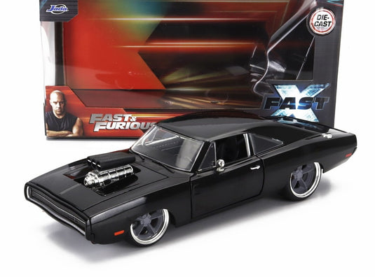 DODGEダッジ ドム チャージャー R/T 1970 ワイルドスピード X ブラック TV SERIES / JADA 1/24 ミニカー