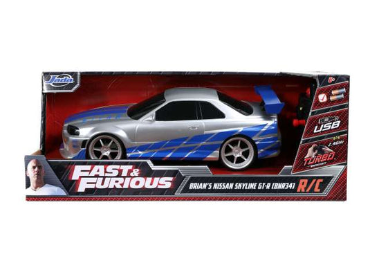 ブライアンのニッサン スカイライン GT-R ワイルド・スピード RC ラジコン / JADA 1/16 ミニカー