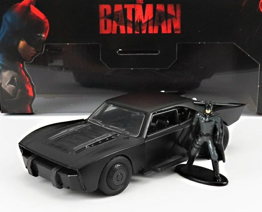 BATMANバットマン バットモービル フィギュア付き 2022 ザ バットマン ムービー マットブラック TV SERIES / JADA 1/32 ミニカー