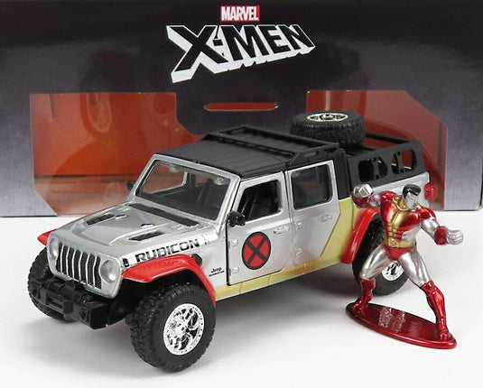 JEEPジープ グラディエーター ピックアップ 2021 XMENフィギュア付き シルバー TV SERIES / JADA 1/32 ミニカー