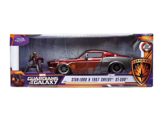 1967 マスタング シェルビー GT-500 スター・ロード フィギュア付 / JADA 1/24 ミニカー