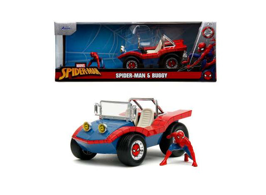 スパイダーマン バギー スパイダーマンフィギュア付 マーベル 劇中車 / JADA 1/24 ミニカー
