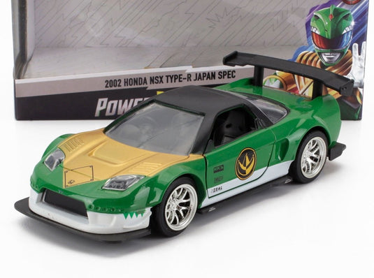 Hondaホンダ NSX タイプR 日本仕様 クーペ パワーレンジャー 2002 グリーンゴールド TV SERIES / JADA 1/32 ミニカー