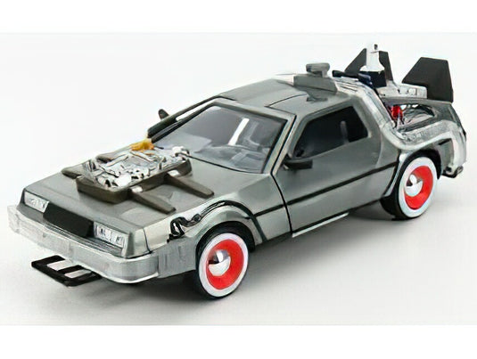DE LOREAN TIME MACHINE BACK TO THE FUTURE 3 RITORNO AL FUTURO 3 SILVER/JADA 1/24ミニカー