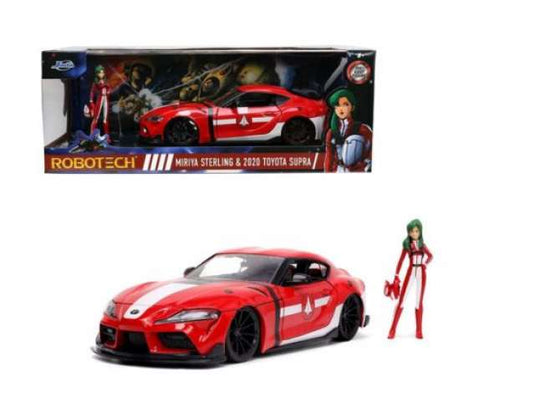 2020 トヨタ スープラ ロボテック ミリア・スターリング フィギュア付 レッド / JADA 1/24 ミニカー