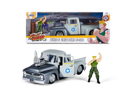 1956 フォード ピックアップ ストリートファイター フィギュア付 グレー / JADA 1/24 ミニカー