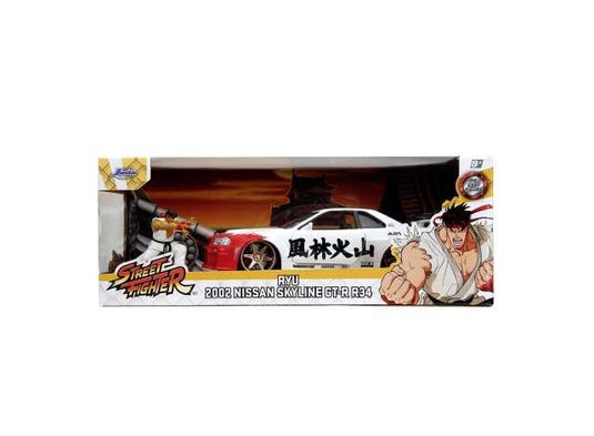 ニッサン スカイライン GTR ストリートファイター仕様 ホワイト/ブラック / JADA 1/24 ミニカー