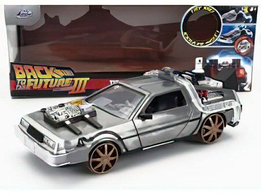 デロリアン タイムマシン バック・トゥ・ザ・フューチャー 3 劇中車 / JADA 1/24 ミニカー