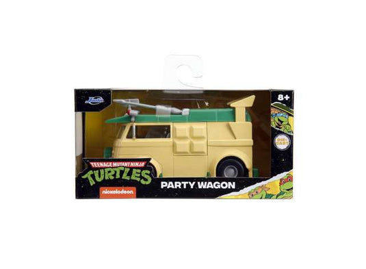 タートルズ パーティーワゴン イエロー/グリーン TMNT 劇中車 ミニカー / JADA 1/32 ミニカー